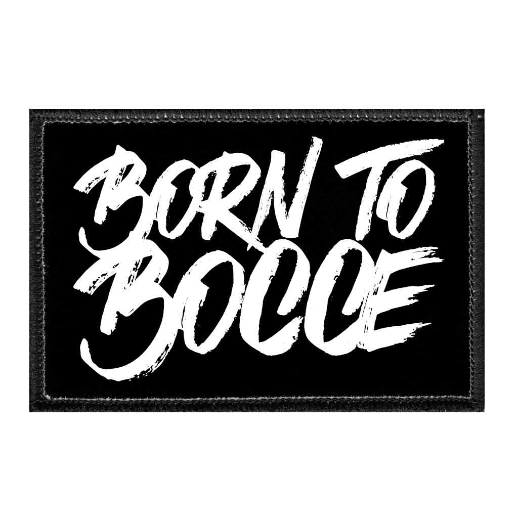 Born To Bocce - Removable Patch - Pull Patch - Removable Patches For Authentic Flexfit and Snapback Hats