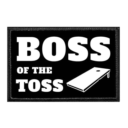 Boss Of The Toss - Removable Patch - Pull Patch - Removable Patches For Authentic Flexfit and Snapback Hats