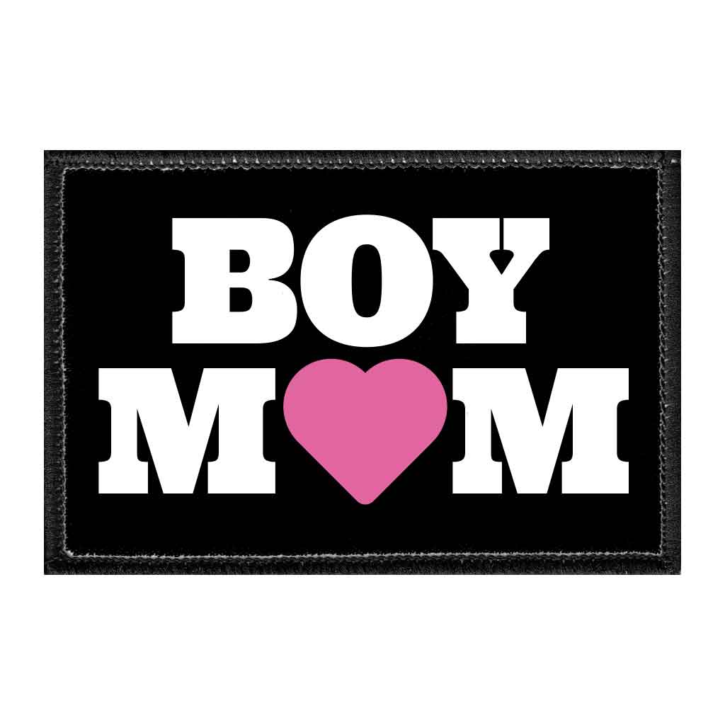 Boy Mom - Removable Patch - Pull Patch - Removable Patches That Stick To Your Gear