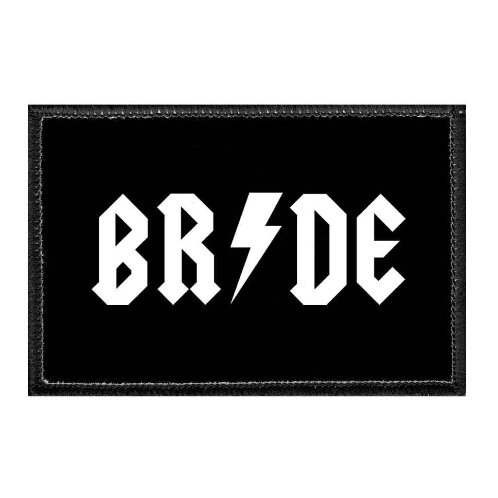 Bride - Lightning - Removable Patch - Pull Patch - Removable Patches For Authentic Flexfit and Snapback Hats