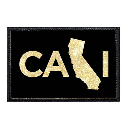 CALI GOLD - Removable Patch - Pull Patch - Removable Patches For Authentic Flexfit and Snapback Hats