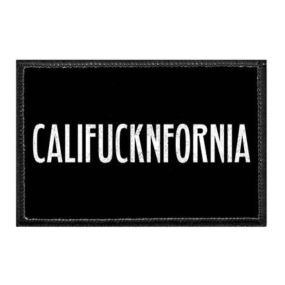 Califucknfornia - Removable Patch - Pull Patch - Removable Patches For Authentic Flexfit and Snapback Hats