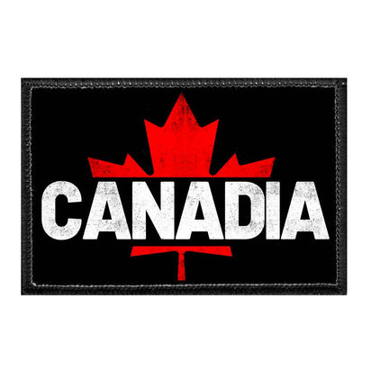 Canadia - Removable Patch - Pull Patch - Removable Patches That Stick To Your Gear