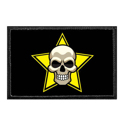 Cartoon Skull - Removable Patch - Pull Patch - Removable Patches That Stick To Your Gear