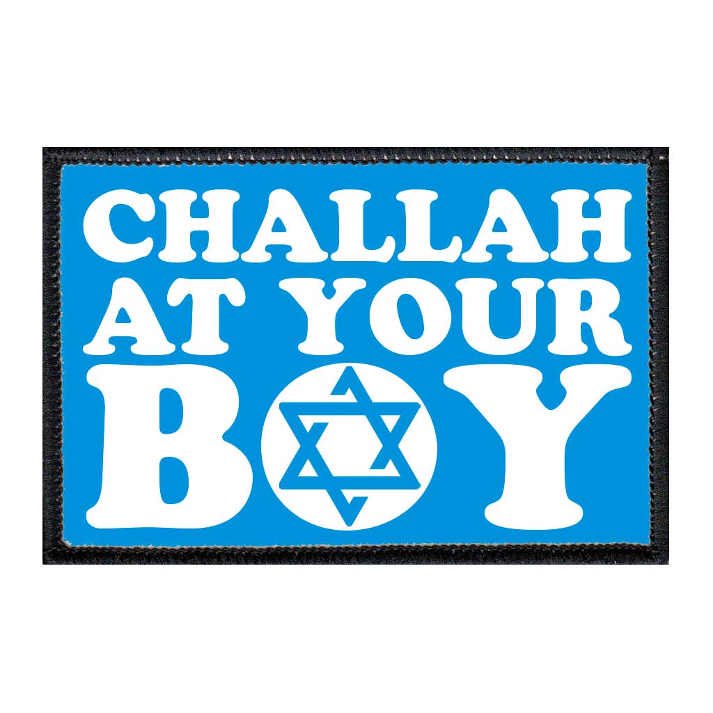 Challah At Your Boy - Removable Patch - Pull Patch - Removable Patches For Authentic Flexfit and Snapback Hats