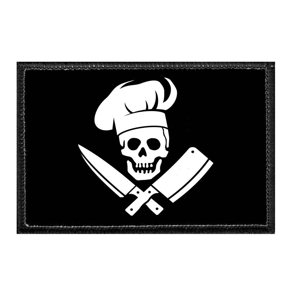 Chef Pirate - Removable Patch - Pull Patch - Removable Patches That Stick To Your Gear