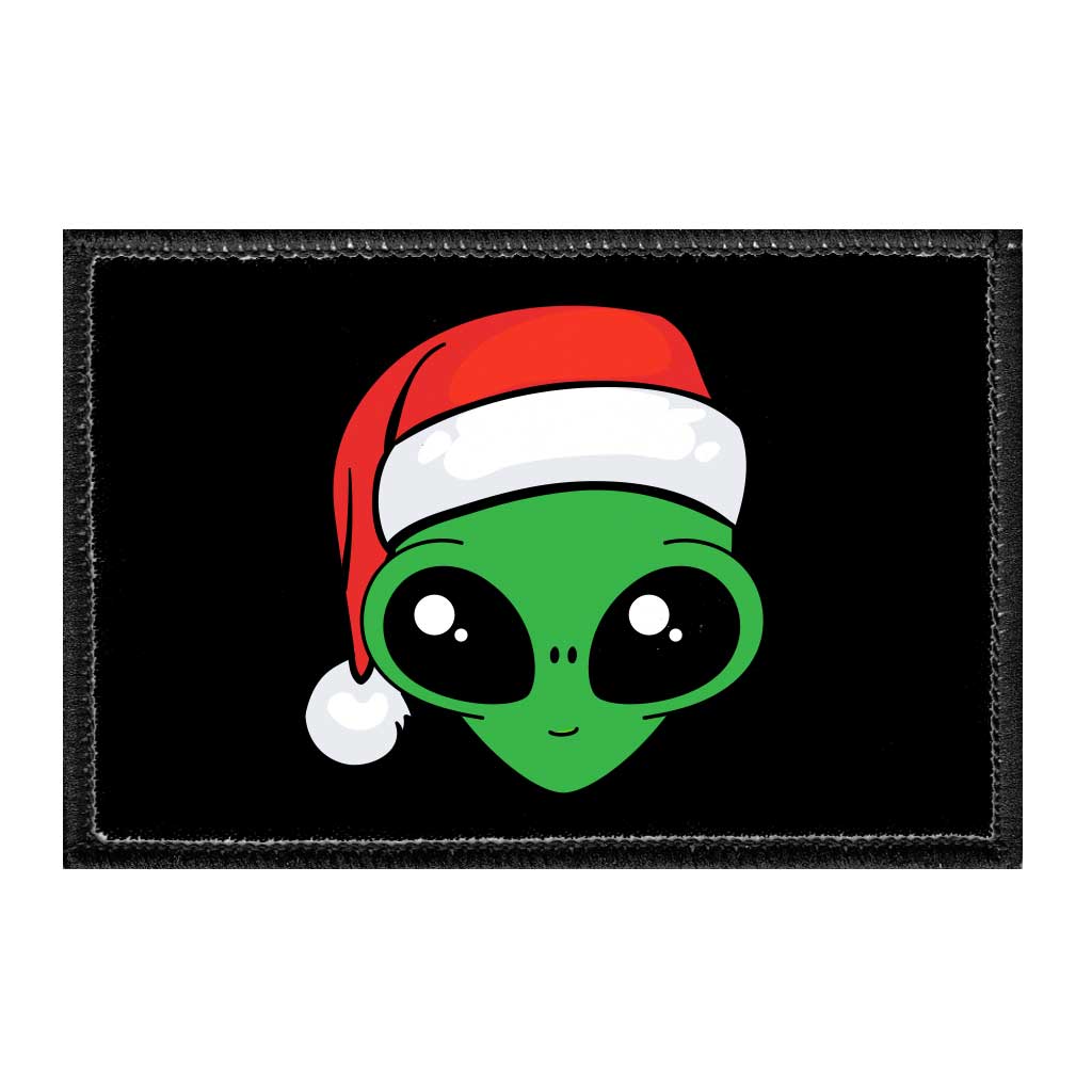 Christmas Alien - Removable Patch - Pull Patch - Removable Patches That Stick To Your Gear
