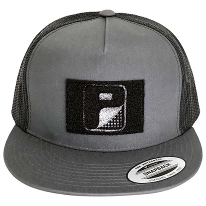 Single Colored Trucker Style Snapback Hat With Removable Hook and Loop  Patch for Men and Women 