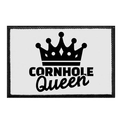 Cornhole Queen - Removable Patch - Pull Patch - Removable Patches For Authentic Flexfit and Snapback Hats