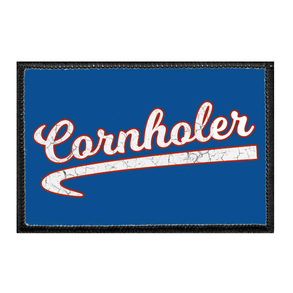 Cornholer - USA - Removable Patch - Pull Patch - Removable Patches For Authentic Flexfit and Snapback Hats