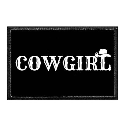 Cowgirl Hat - Removable Patch - Pull Patch - Removable Patches For Authentic Flexfit and Snapback Hats
