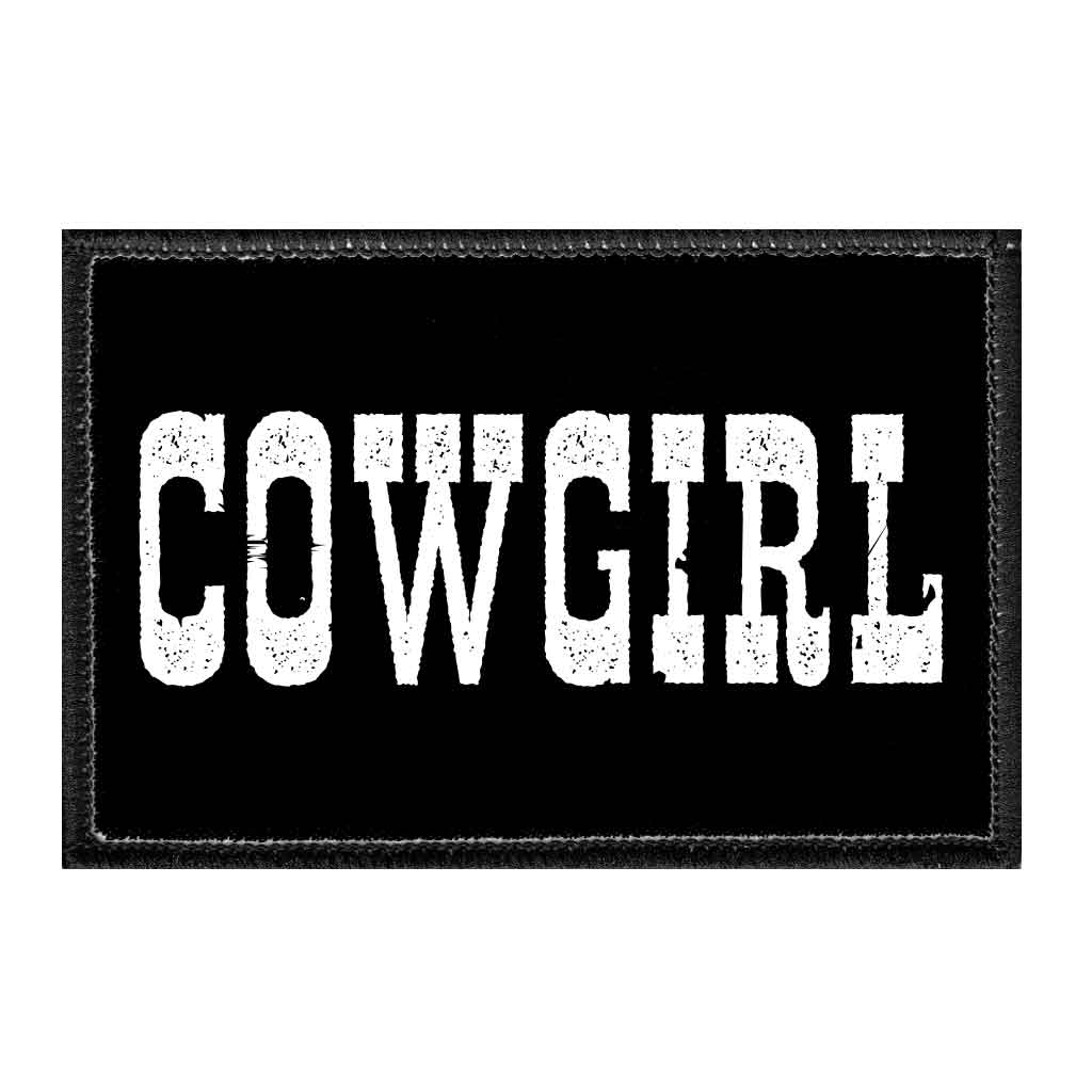 Cowgirl - Removable Patch - Pull Patch - Removable Patches For Authentic Flexfit and Snapback Hats