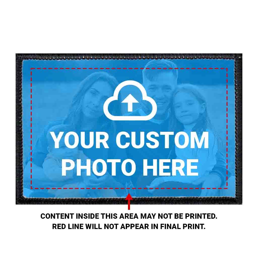 Custom Photo - Removable Patches - Pull Patch - Removable Patches That Stick To Your Gear