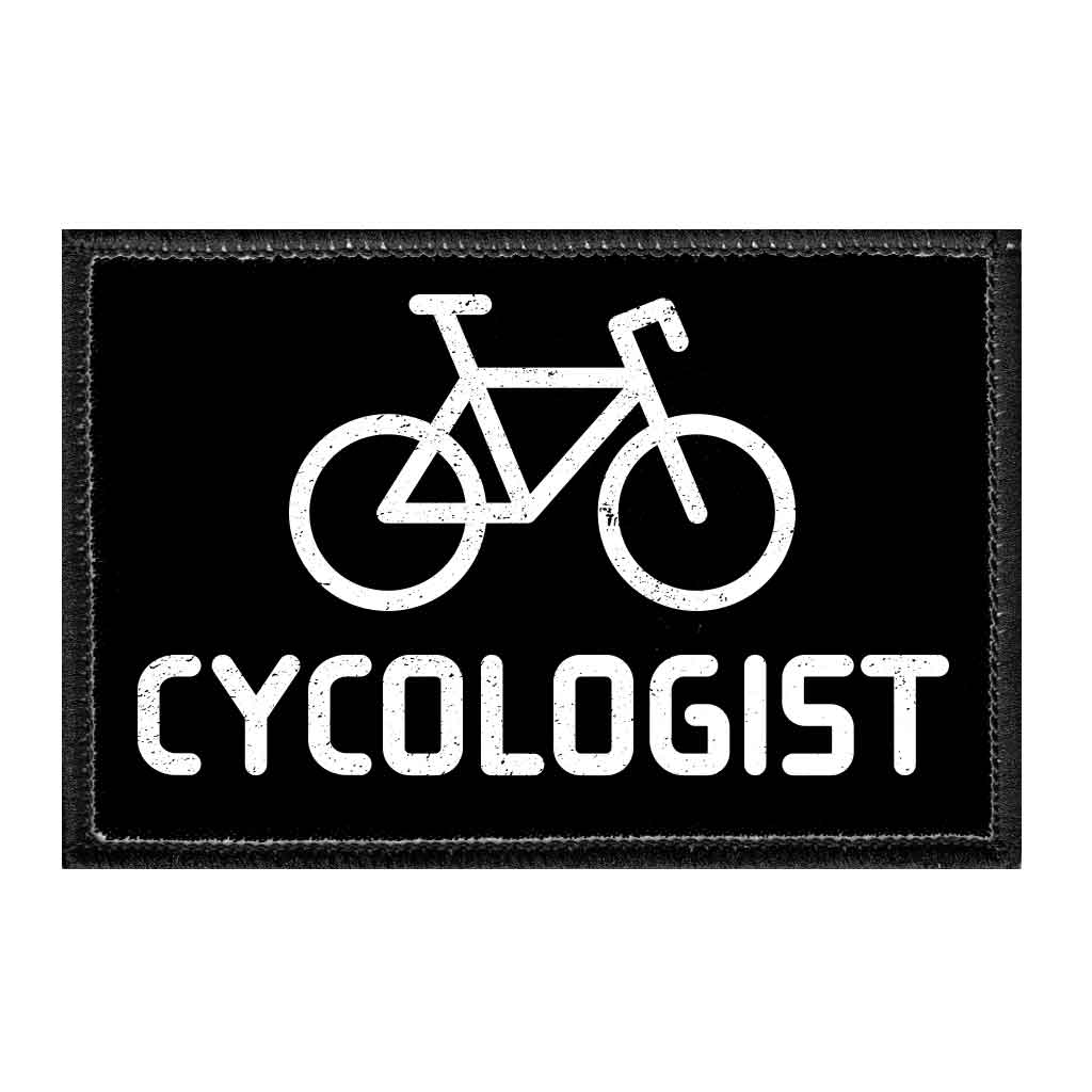 Cycologist - Removable Patch - Pull Patch - Removable Patches For Authentic Flexfit and Snapback Hats
