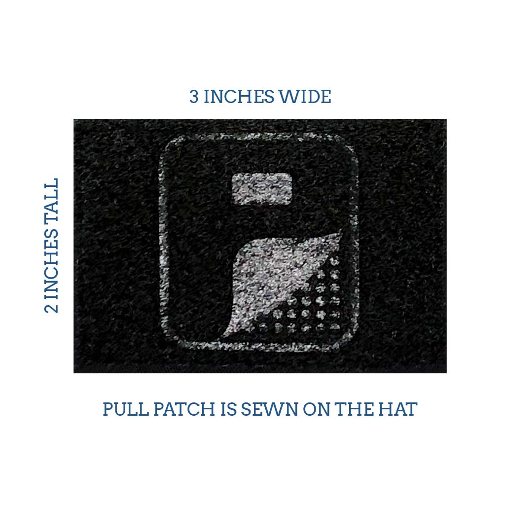 Dad Hat With A Pull Patch By Snapback - Navy Blue - Pull Patch 