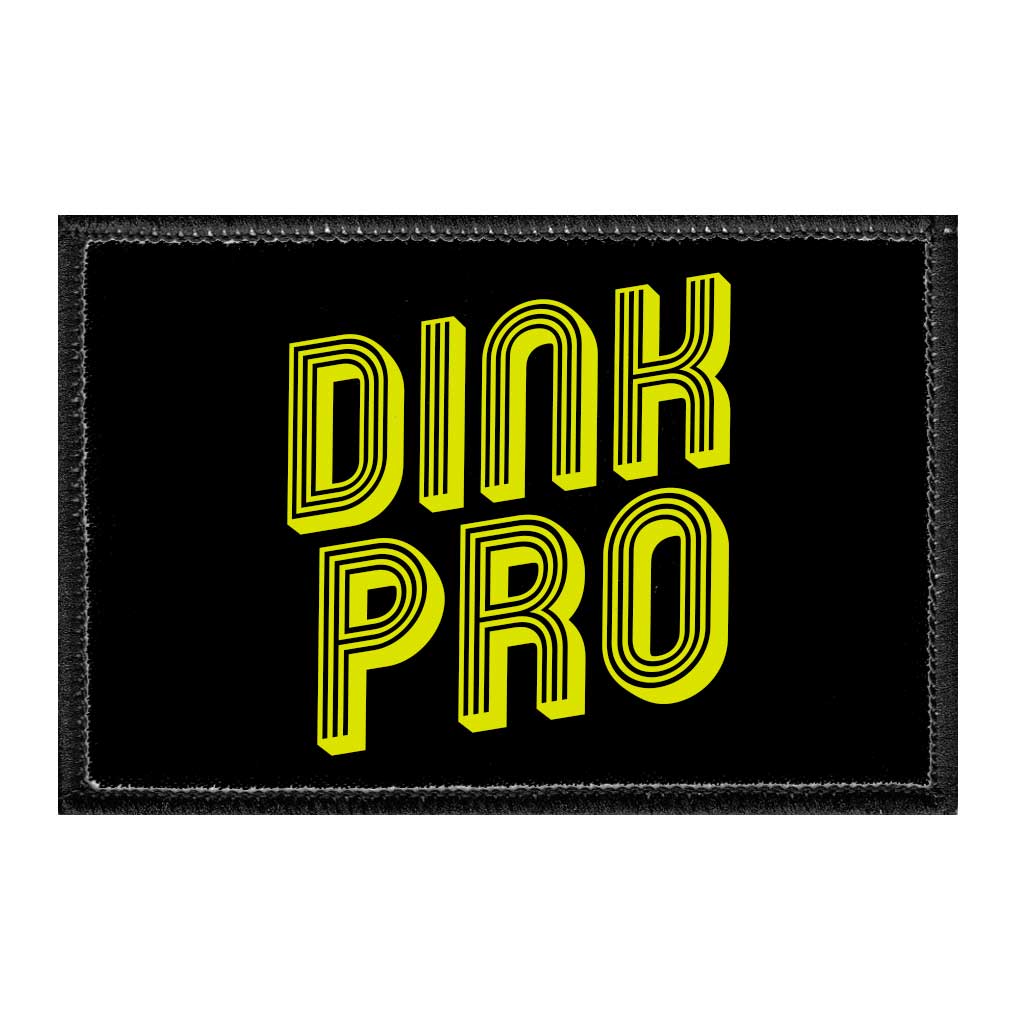 Dink Pro - Removable Patch - Pull Patch - Removable Patches For Authentic Flexfit and Snapback Hats