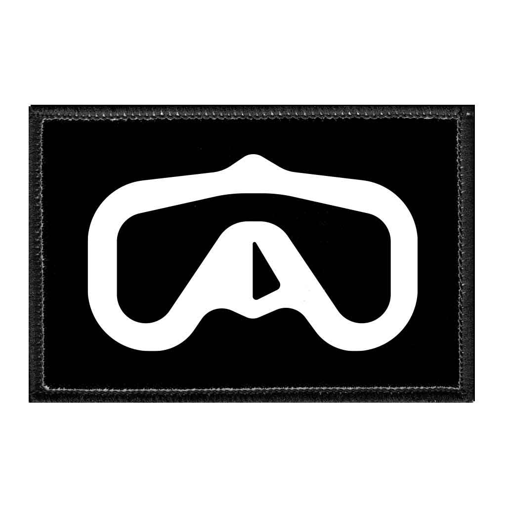 Diver Mask - Removable Patch - Pull Patch - Removable Patches That Stick To Your Gear