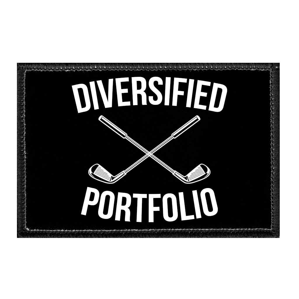 Diversified Portfolio - Golf - Removable Patch - Pull Patch - Removable Patches For Authentic Flexfit and Snapback Hats