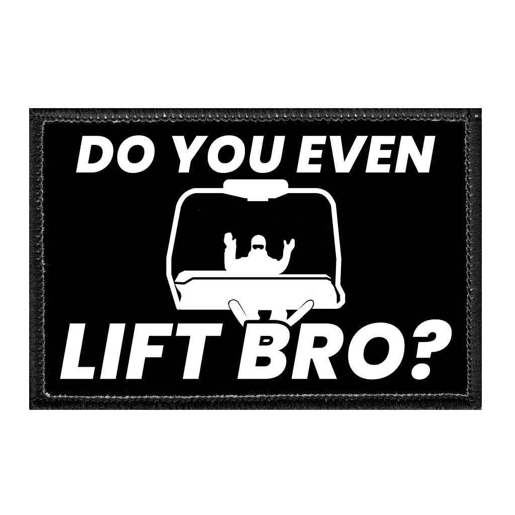Do You Even Lift Bro? - Removable Patch - Pull Patch - Removable Patches For Authentic Flexfit and Snapback Hats
