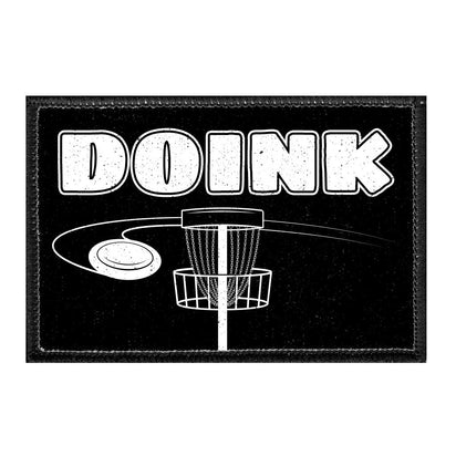 Doink - Disc Golf - Removable Patch - Pull Patch - Removable Patches For Authentic Flexfit and Snapback Hats