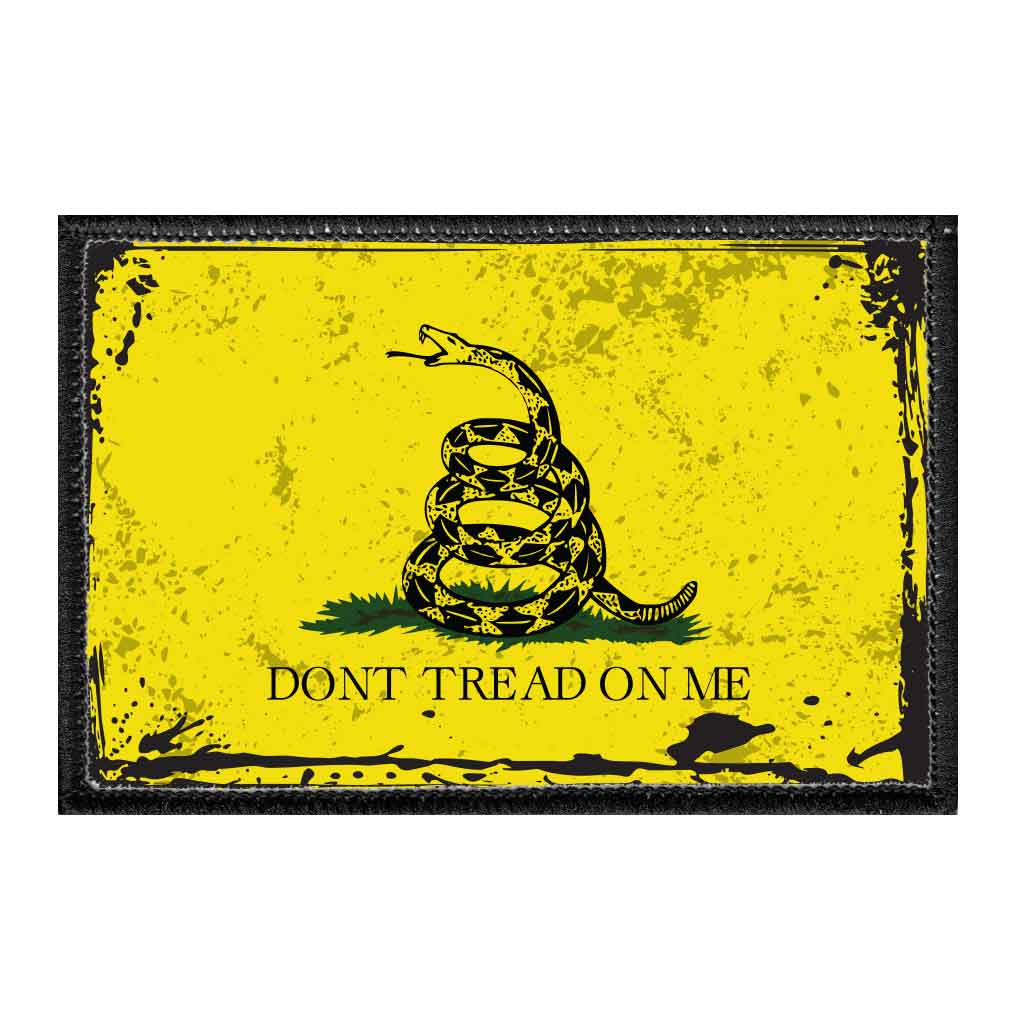 Don't Tread On Me - Antique - Removable Patch - Pull Patch - Removable Patches For Authentic Flexfit and Snapback Hats