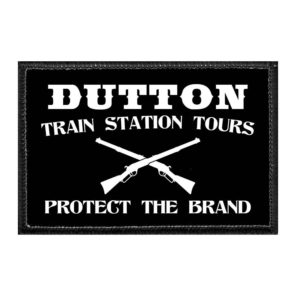Dutton Train Station Tours - Protect The Brand - Removable Patch - Pull Patch - Removable Patches For Authentic Flexfit and Snapback Hats