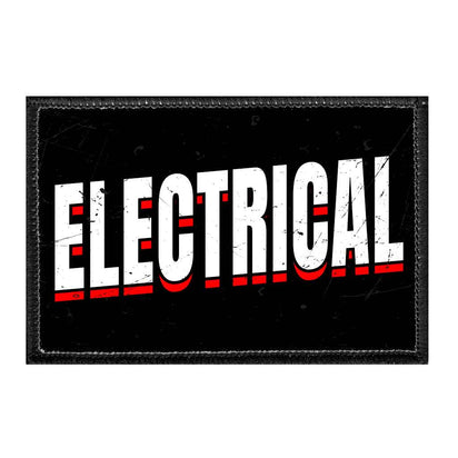 ELECTRICAL - Removable Patch - Pull Patch - Removable Patches That Stick To Your Gear