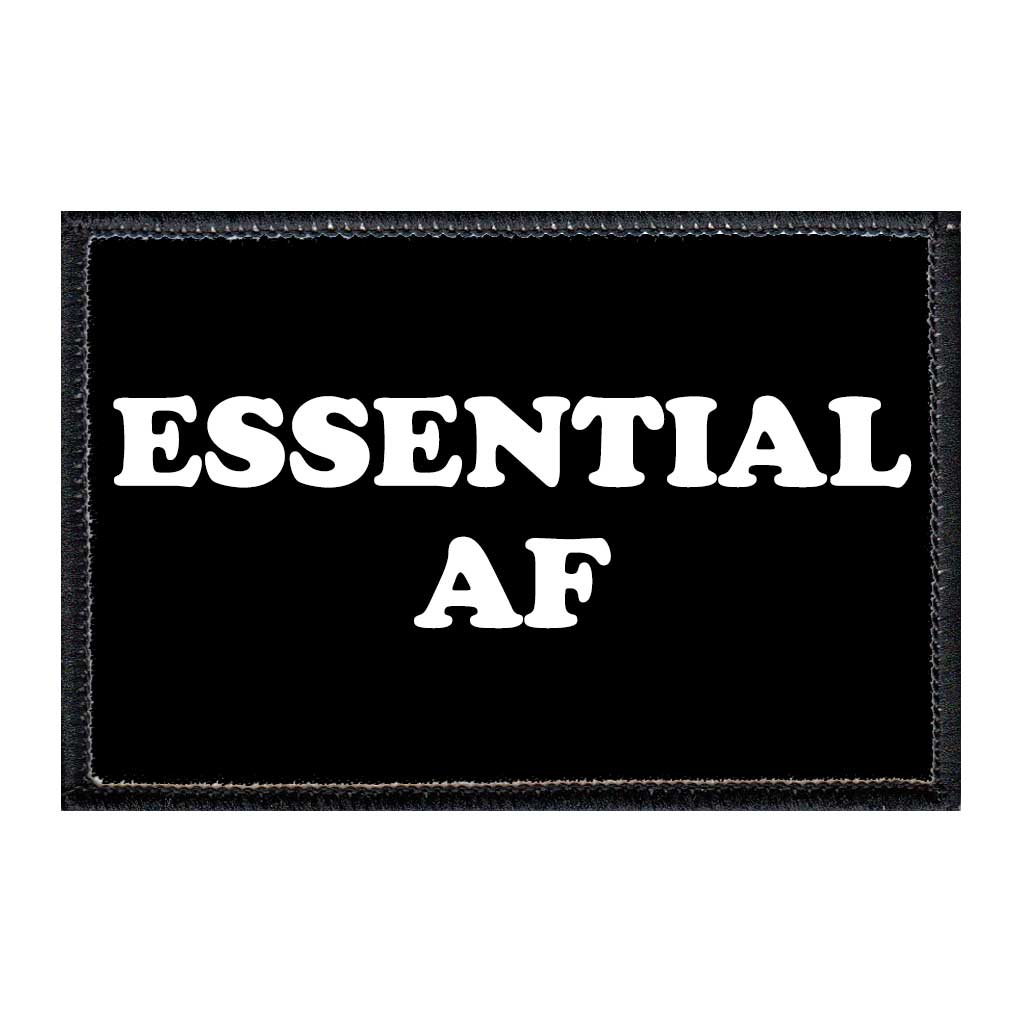 Essential AF - Removable Patch - Pull Patch - Removable Patches For Authentic Flexfit and Snapback Hats