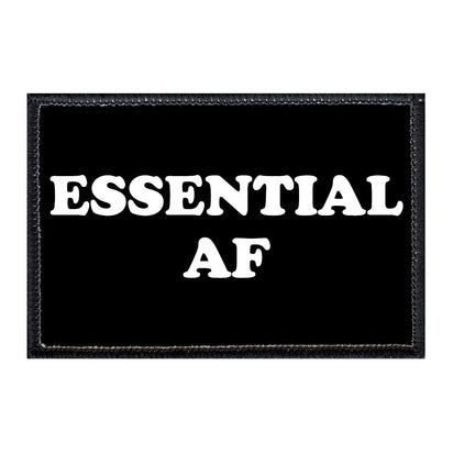 Essential AF - Removable Patch - Pull Patch - Removable Patches For Authentic Flexfit and Snapback Hats