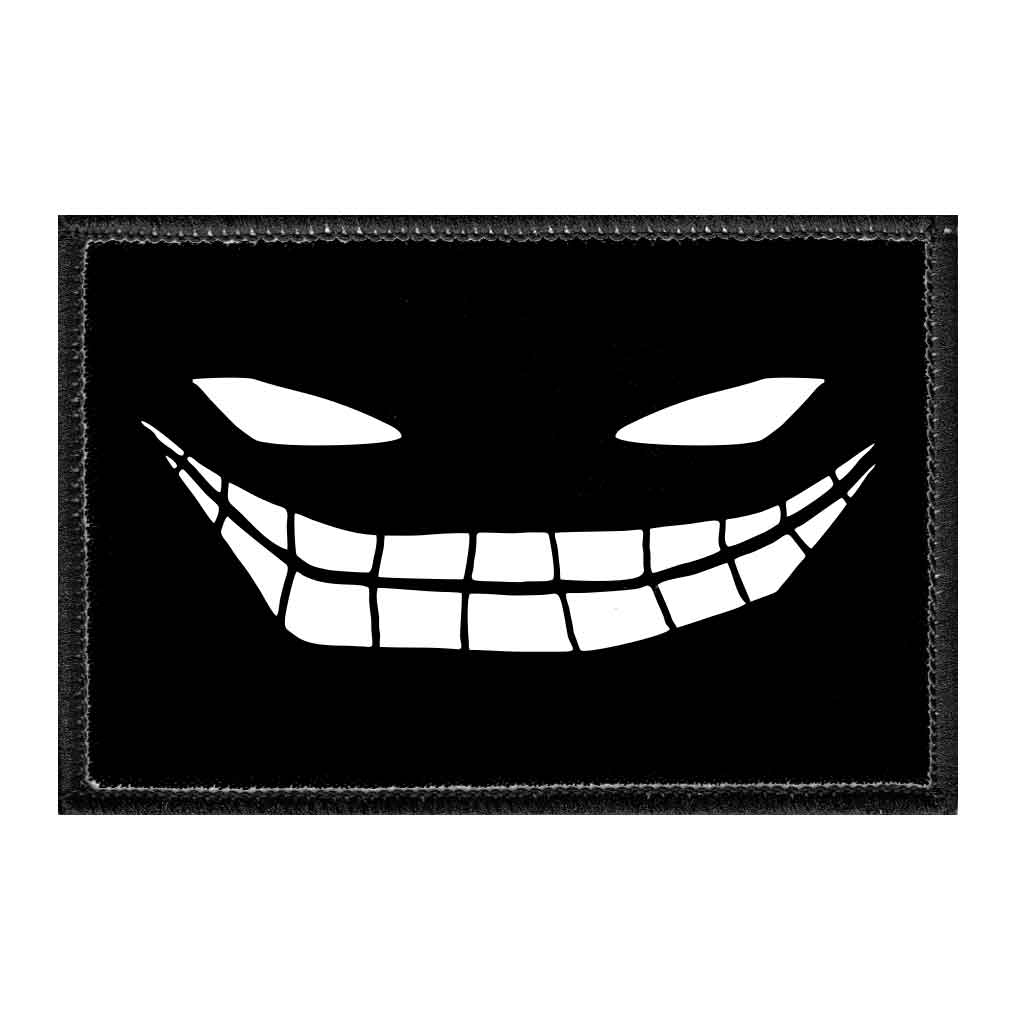 Evil Smile - Removable Patch - Pull Patch - Removable Patches That Stick To Your Gear