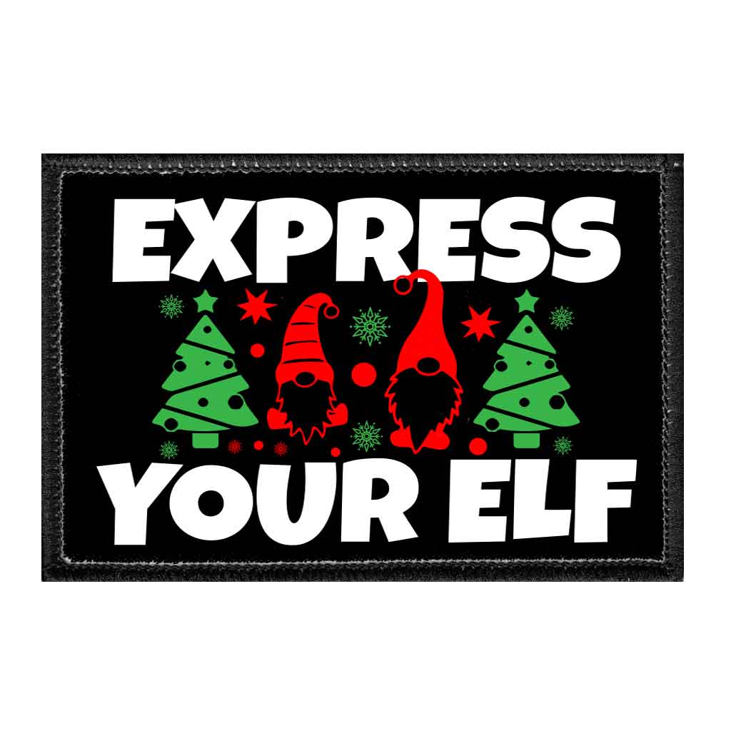 Express Your Elf - Removable Patch - Pull Patch - Removable Patches That Stick To Your Gear