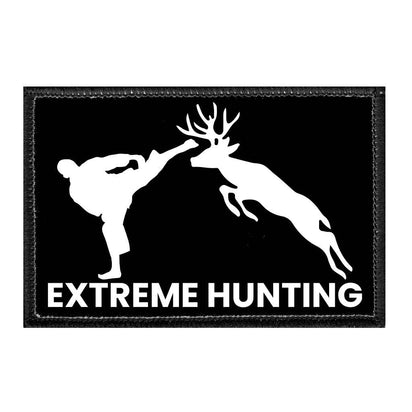 Extreme Hunting - Removable Patch - Pull Patch - Removable Patches For Authentic Flexfit and Snapback Hats
