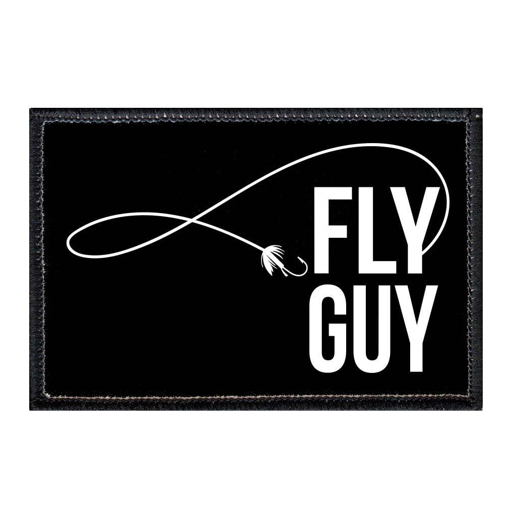 Fly Guy - Patch - Pull Patch - Removable Patches For Authentic Flexfit and Snapback Hats