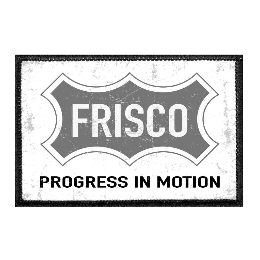 Frisco City Flag - Black and White - Distressed - Removable Patch - Pull Patch - Removable Patches For Authentic Flexfit and Snapback Hats
