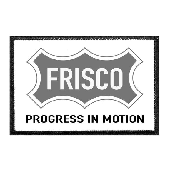 Frisco City Flag - Black and White - Removable Patch - Pull Patch - Removable Patches For Authentic Flexfit and Snapback Hats