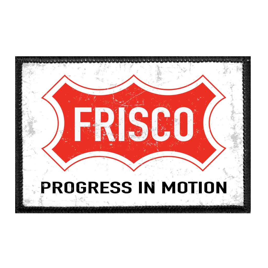 Frisco City Flag - Color - Distressed - Removable Patch - Pull Patch - Removable Patches For Authentic Flexfit and Snapback Hats