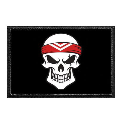 Gangster Skull - Removable Patch - Pull Patch - Removable Patches That Stick To Your Gear