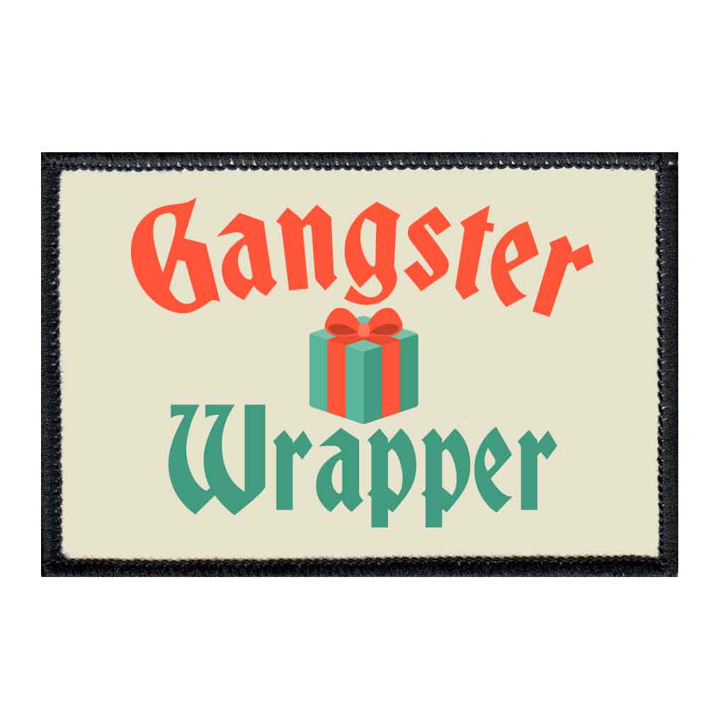 Gangster Wrapper - Patch - Pull Patch - Removable Patches For Authentic Flexfit and Snapback Hats