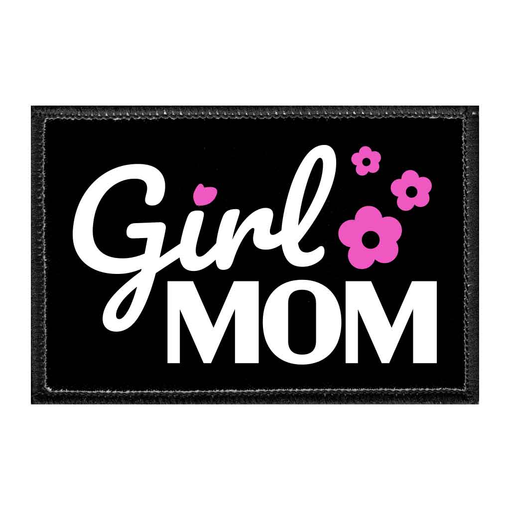 Girl Mom - Removable Patch - Pull Patch - Removable Patches That Stick To Your Gear