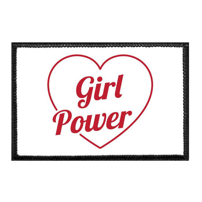 Girl Power - Bold - Removable Patch - Pull Patch - Removable Patches For Authentic Flexfit and Snapback Hats