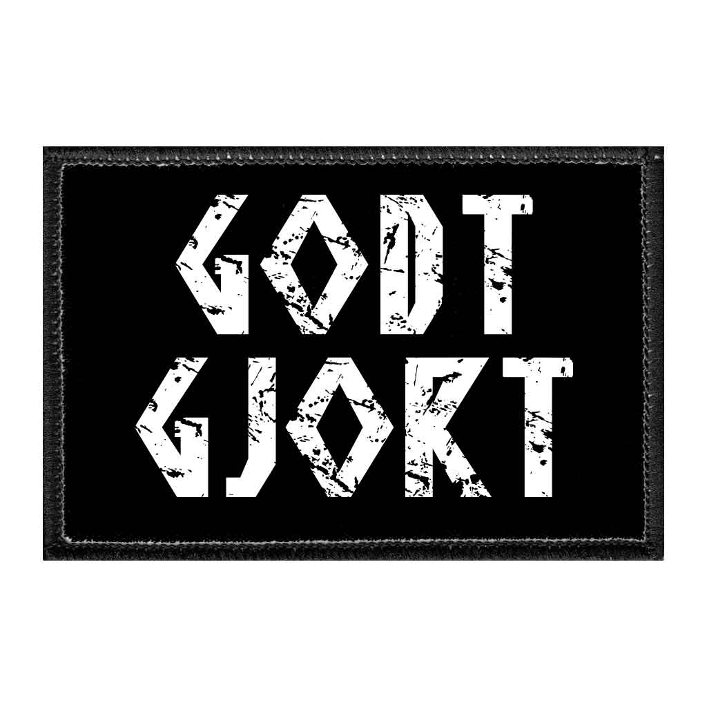 Godt Gjort - Removable Patch - Pull Patch - Removable Patches That Stick To Your Gear