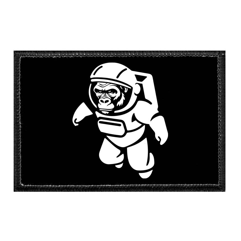 Gorilla In Spacesuit - Removable Patch - Pull Patch - Removable Patches That Stick To Your Gear