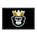 Gorilla With Crown - Removable Patch - Pull Patch - Removable Patches That Stick To Your Gear