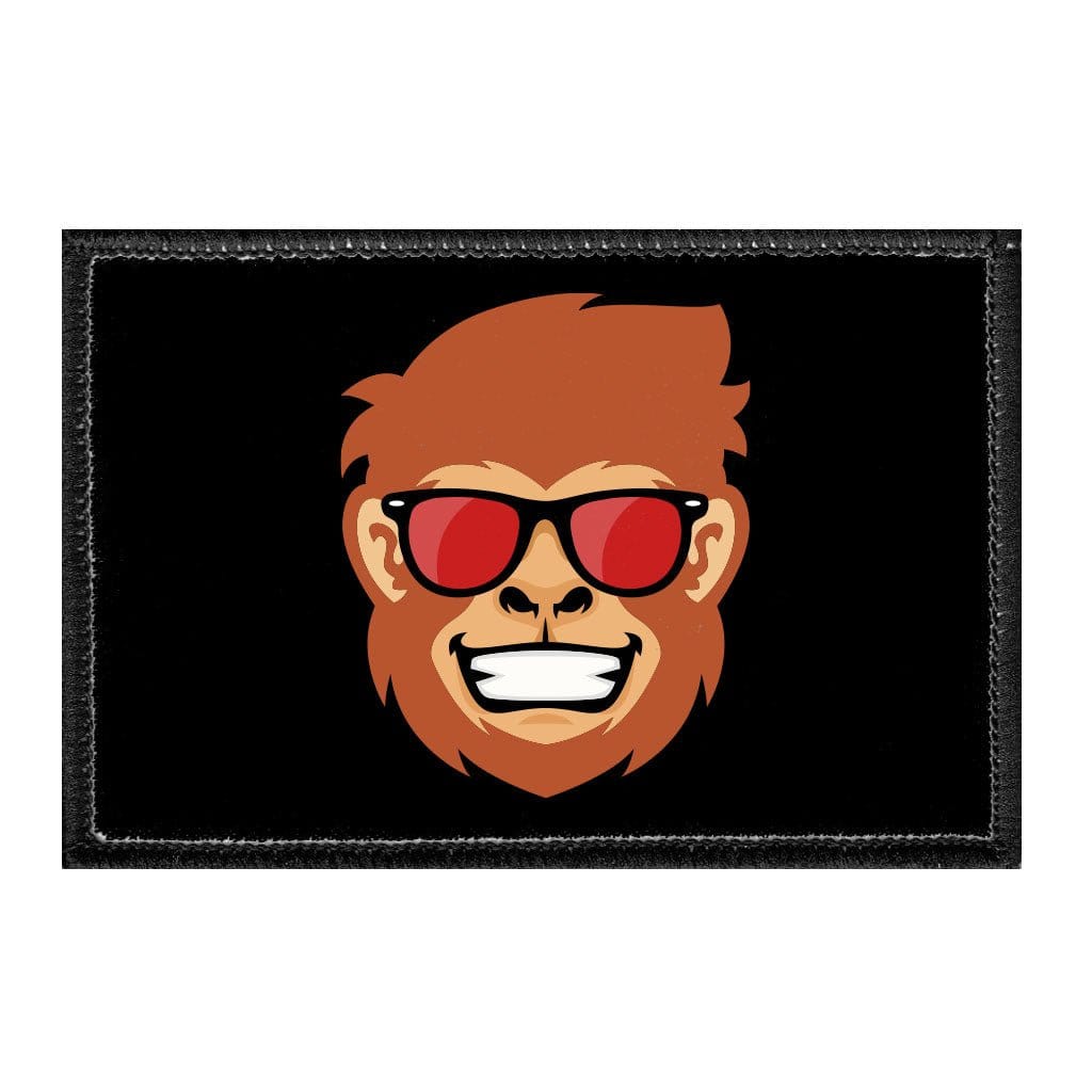 Gorilla With Sunglasses - Removable Patch - Pull Patch - Removable Patches That Stick To Your Gear