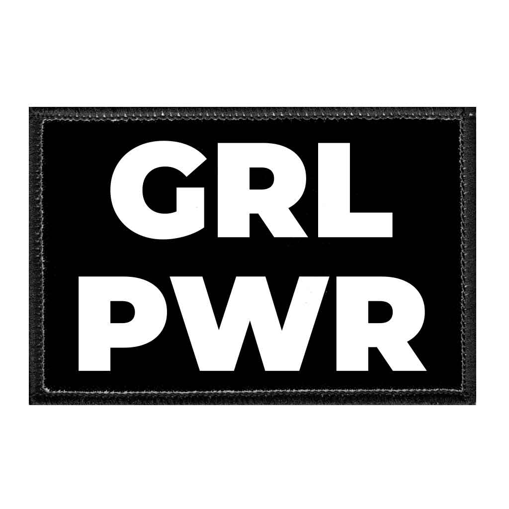 GRL PWR - Removable Patch - Pull Patch - Removable Patches For Authentic Flexfit and Snapback Hats