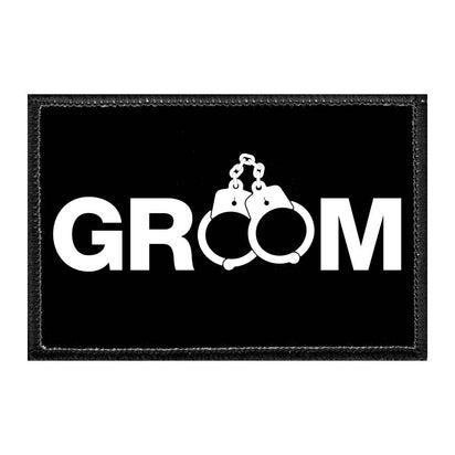 Groom - Handcuffs - Removable Patch - Pull Patch - Removable Patches That Stick To Your Gear