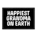 Happiest Grandma On Earth - Removable Patch - Pull Patch - Removable Patches That Stick To Your Gear