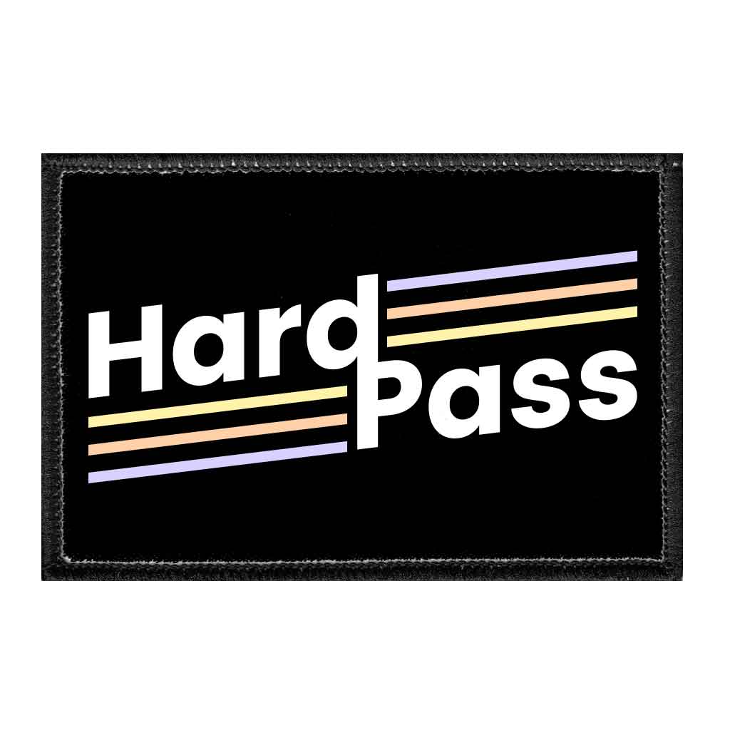 Hard Pass - Removable Patch - Pull Patch - Removable Patches For Authentic Flexfit and Snapback Hats