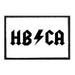 HB / CA - White - Removable Patch - Pull Patch - Removable Patches For Authentic Flexfit and Snapback Hats