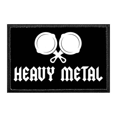 Heavy Metal - Removable Patch - Pull Patch - Removable Patches That Stick To Your Gear